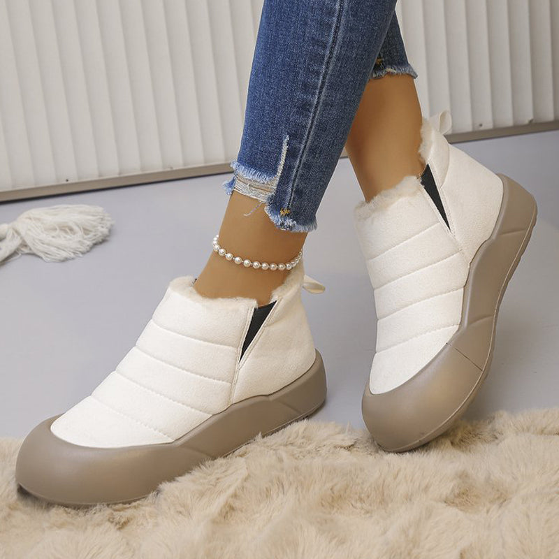 💖Botas de invierno impermeables con suela blanda y forro de algodón-ES