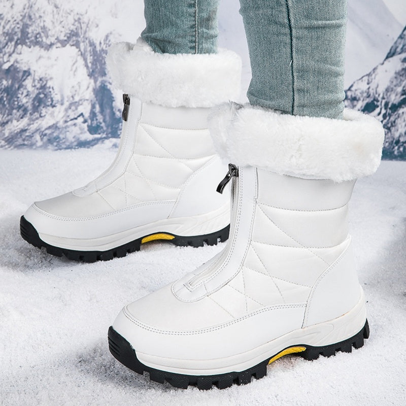 【EU36-42】❄️Žieminiai moteriški PU batai su medvilniniu ir flisiniu pamušalu-LT