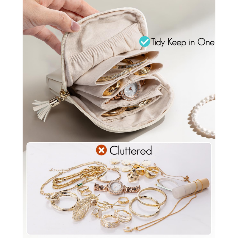 🔥✨Mini potovalna kozmetična torbica za nakit z zadrgo-SI