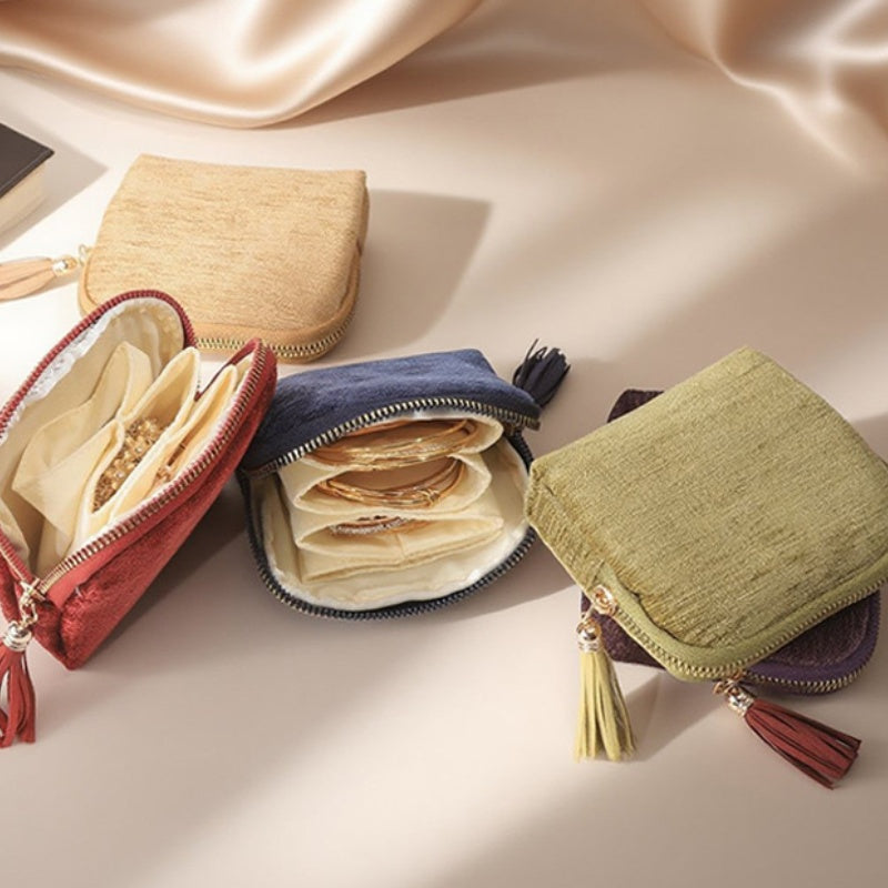 🔥✨Mini potovalna kozmetična torbica za nakit z zadrgo-SI