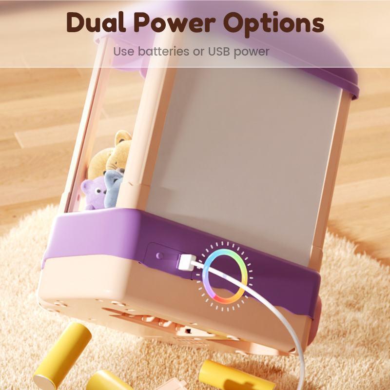 🎮 Vaikiškas mielas gyvūnų pagaliukų aparatas su lėlėmis ir kapsulėmis | Pramoga visai šeimai! 🐻✨-LT