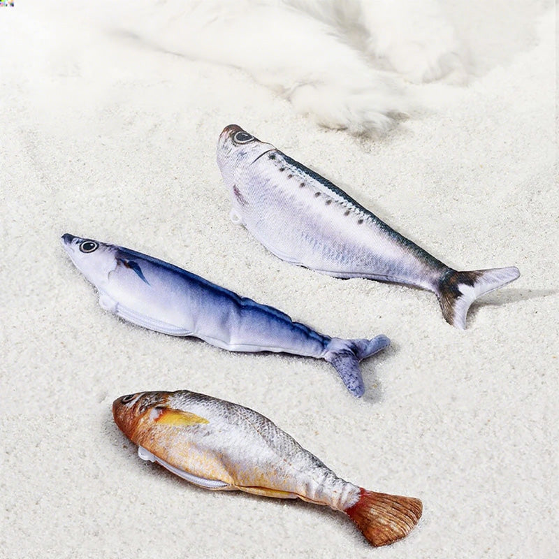 🐈Ρεαλιστικό παιχνίδι ψαριών για γάτες που πηδούν-GR