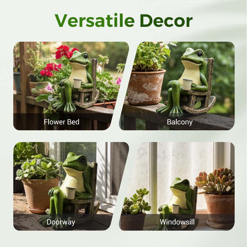 Διακόσμηση κουνιστής καρέκλας σε σχήμα ηλιόλουστου βατράχου-GR