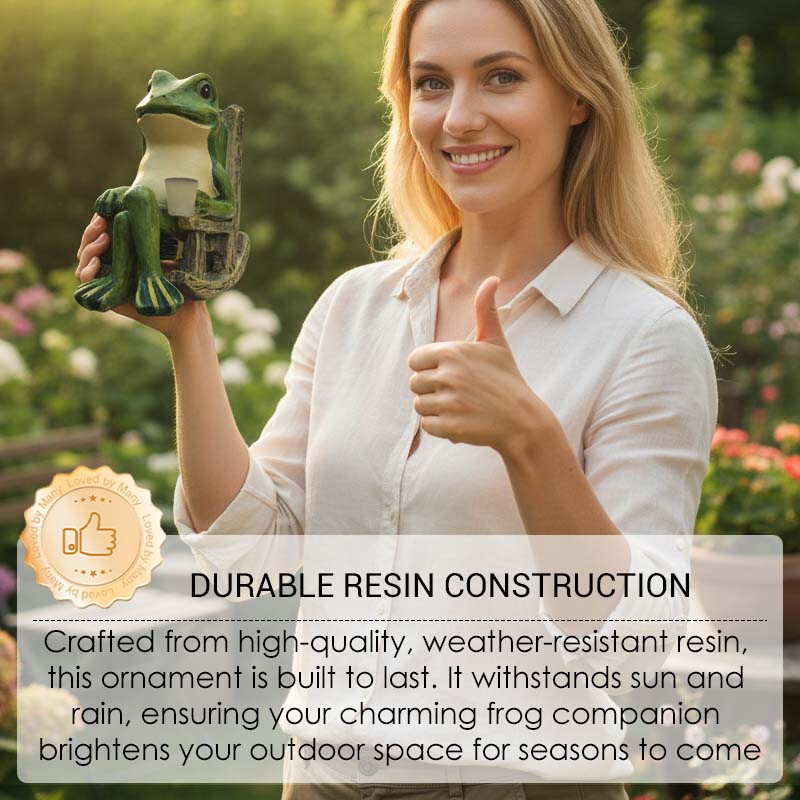 Διακόσμηση κουνιστής καρέκλας σε σχήμα ηλιόλουστου βατράχου-GR