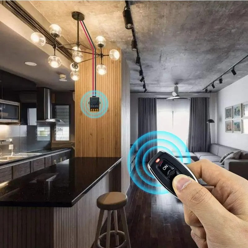 Ασύρματος διακόπτης και δέκτης τηλεχειρισμού, δεν απαιτείται καλωδίωση-GR