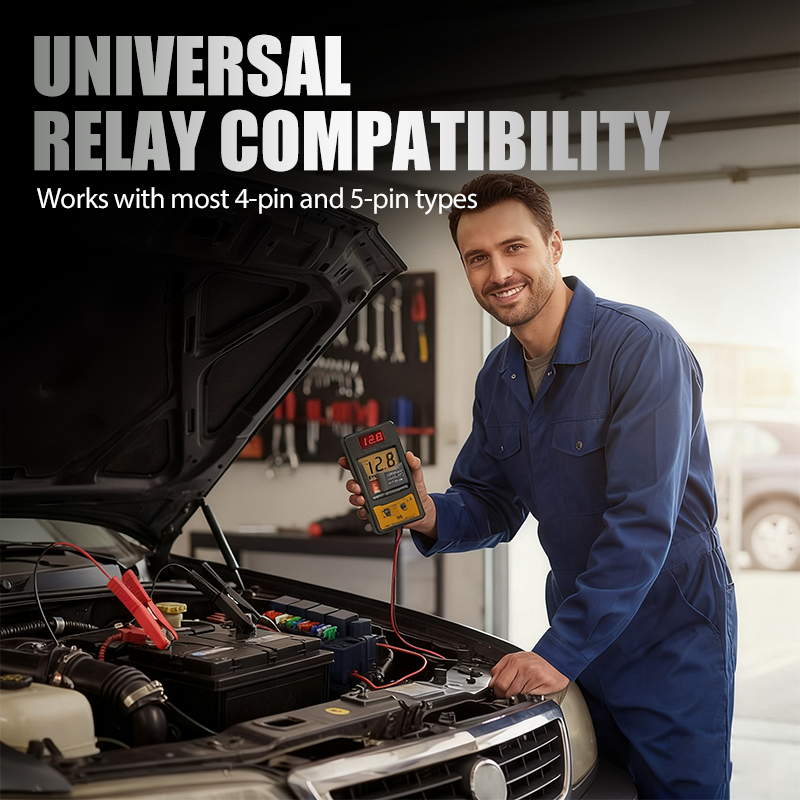 Automobilio relės įtampos testeris su LED indikatoriumi-LT