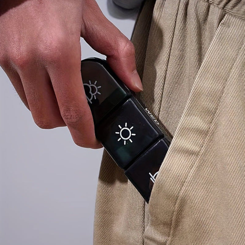 🧳 7-dnevna potovalna torbica za tablete – lahka z odstranljivimi predali-SI