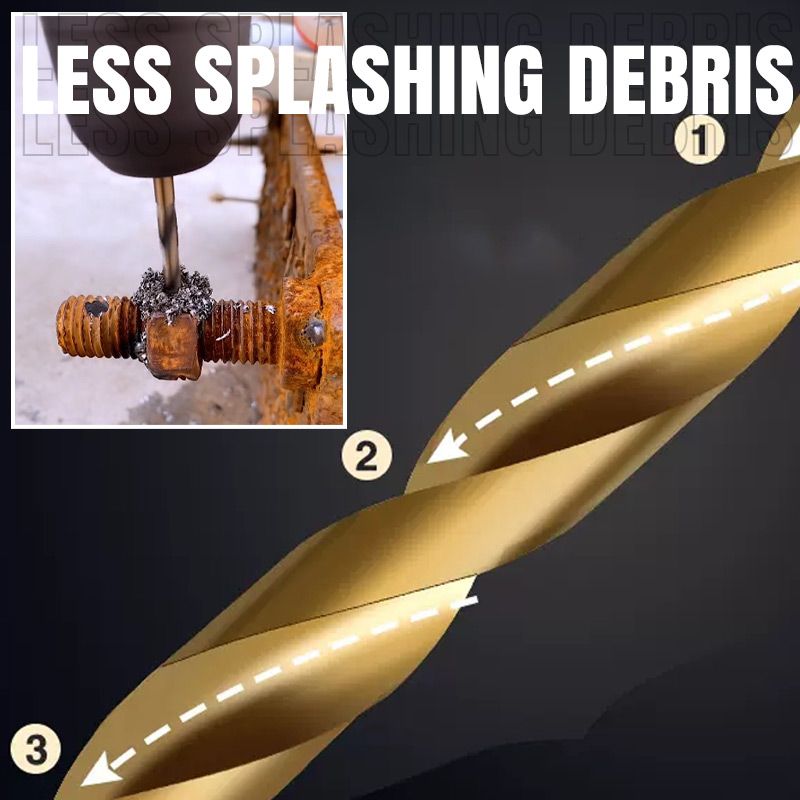 Titano dengtų grąžtų rinkinys (20/25/150/99 vnt.)-LT