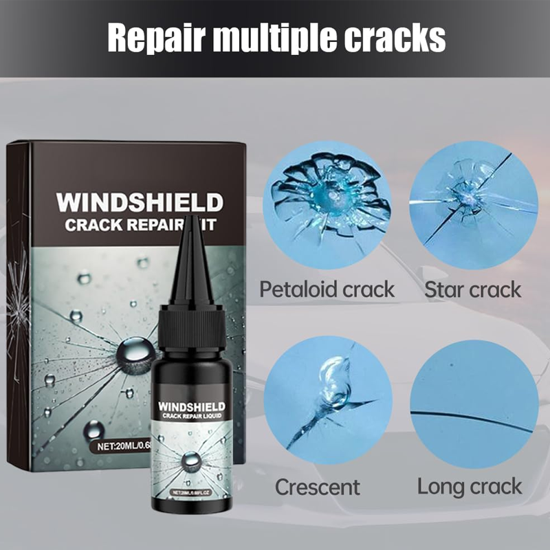 🔥2+1 brezplačno 🔥🚗Komplet za popravilo razpokanega vetrobranskega stekla⚡-SI