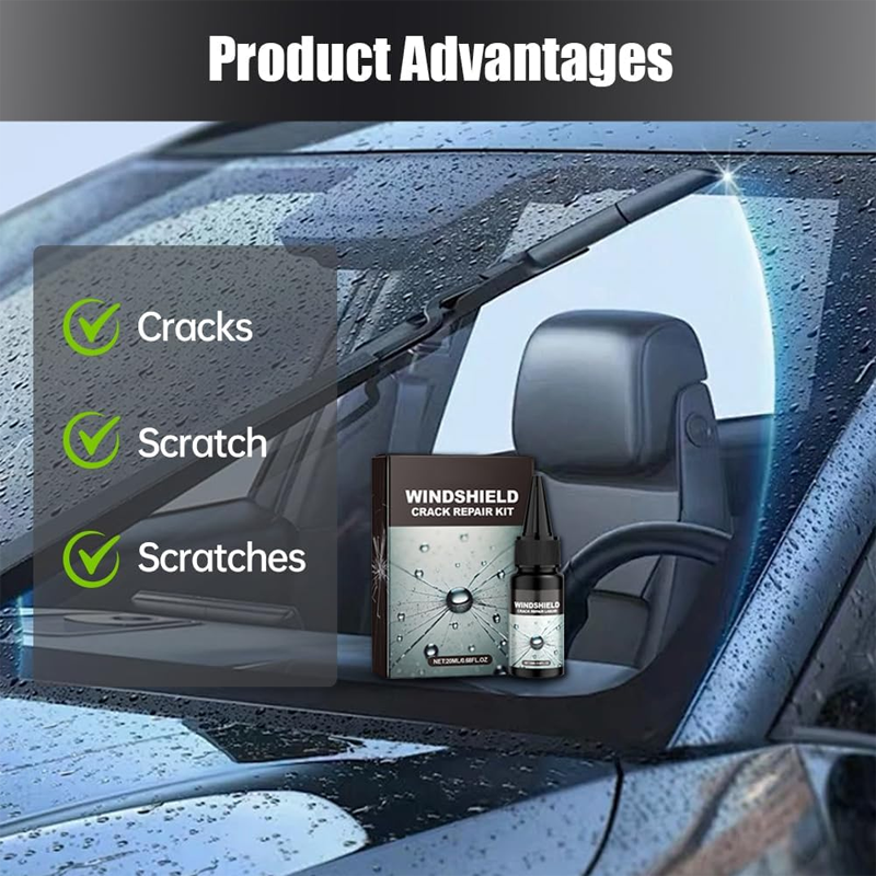 🔥2+1 brezplačno 🔥🚗Komplet za popravilo razpokanega vetrobranskega stekla⚡-SI