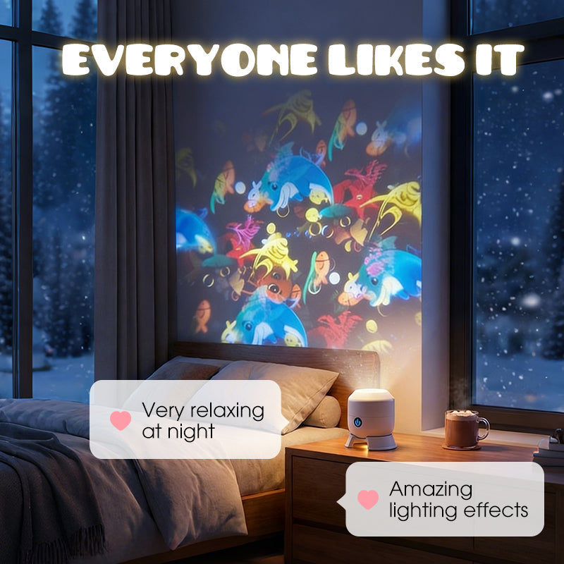 ✨Δυναμική περιστρεφόμενη λάμπα προβολέα LED-GR
