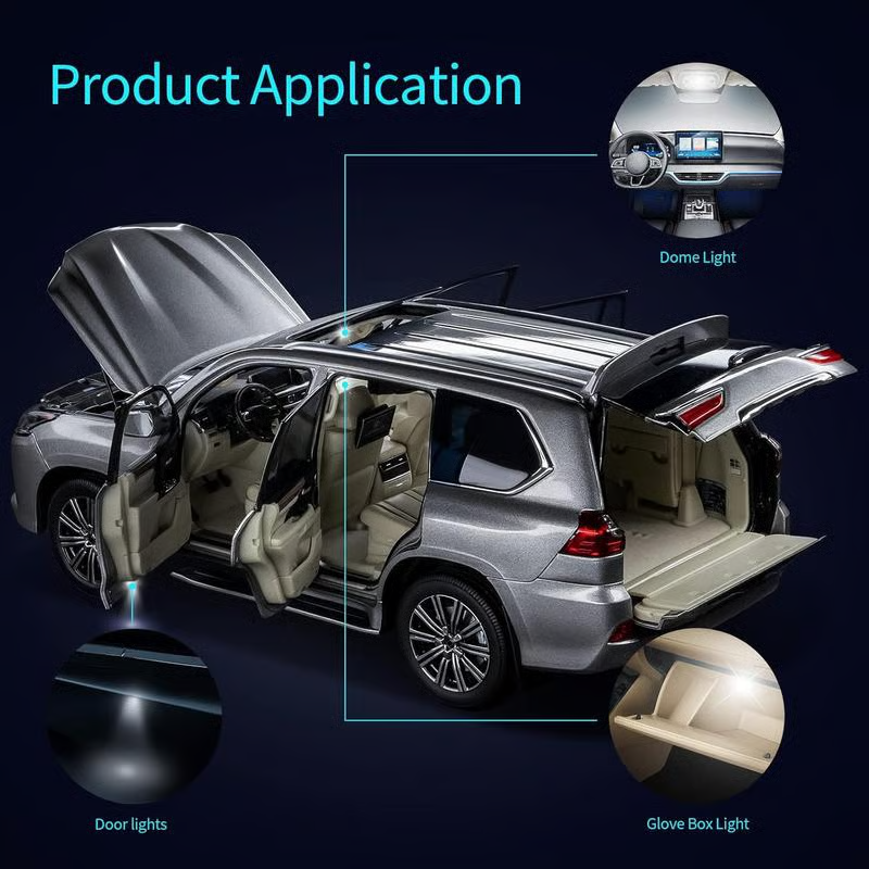 💡 Komplet za notranjo osvetlitev avtomobila z 42 ultra svetlimi LED diodami - nadgradnja za vaše vozilo po principu "priklopi in poženi"-SI