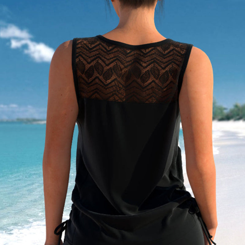 👙S-3XL🏖️Ženski dvodijelni tankini kupaći kostim s uzorkom-HR